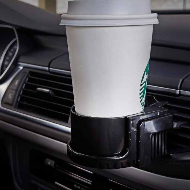 Carfu Car Decoration Lack Grey Beige Color Cup Holder Organizer Car Interior Accessories Car Drink Holder