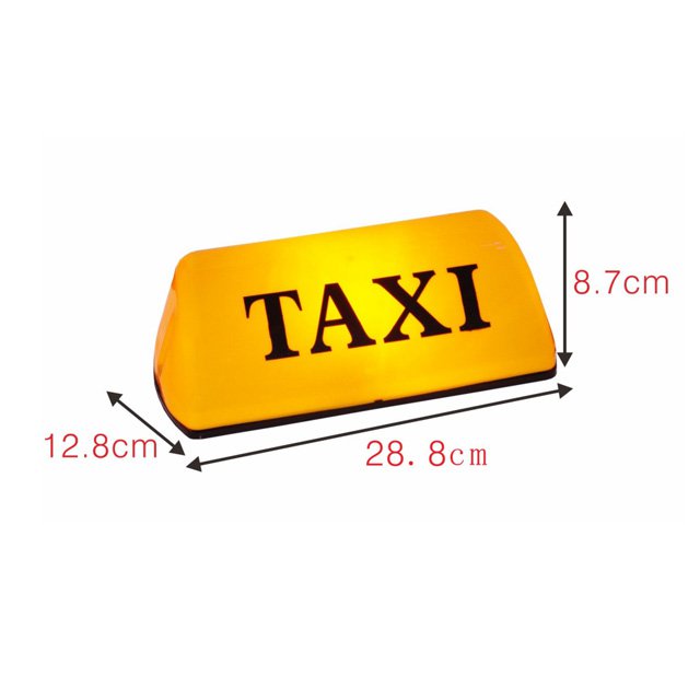 Strong magnetic Cab indicator Lamp taxi roof top light with USB or cigarette lighter