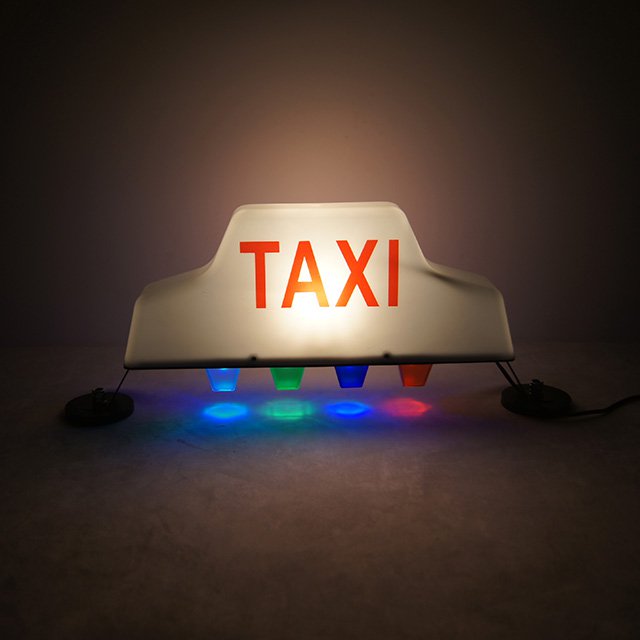 12V  led taxi sign roof top advertising light with four magnetic taxi light
