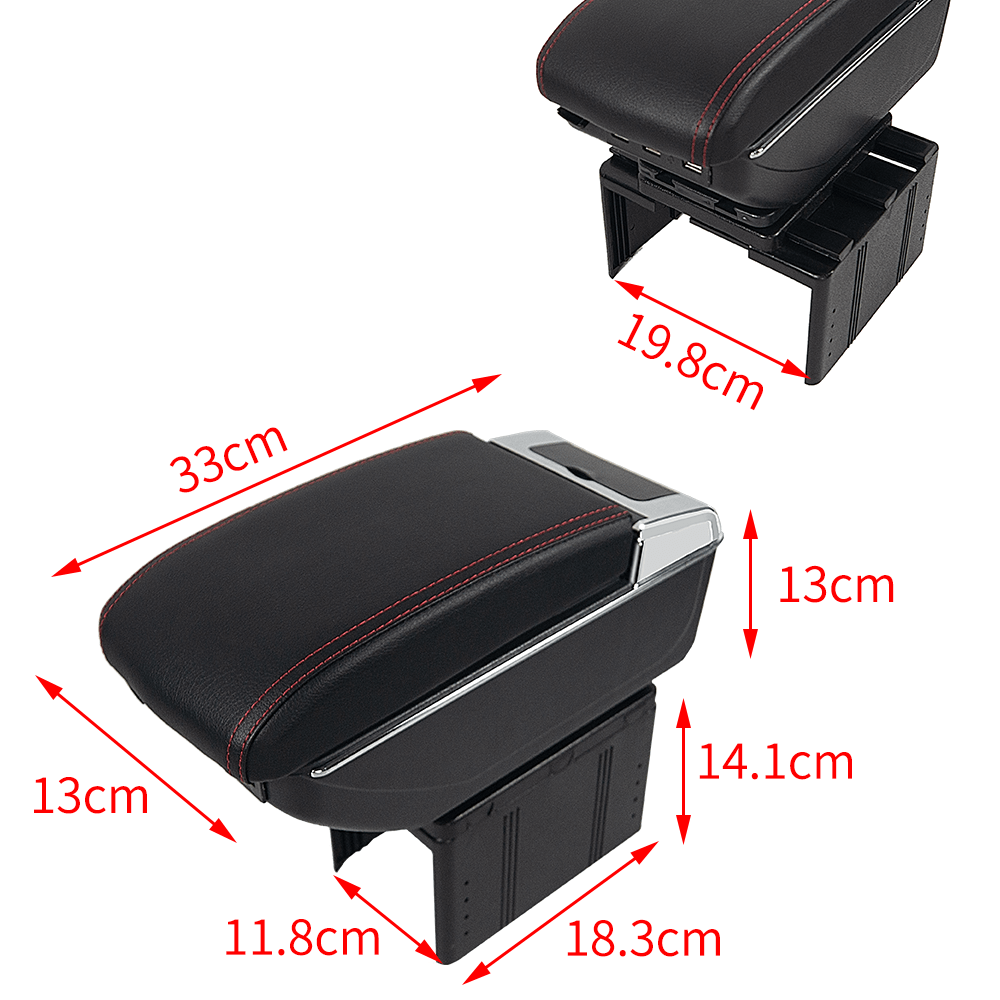 China Wholesale Universal Leather Car Armrest Central Store Content Storage Box