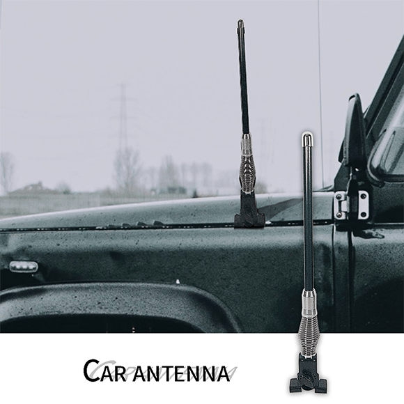 CARFU Car Accessories Car Radio Antenna With AM/FM LED Light Universal Car Antenna