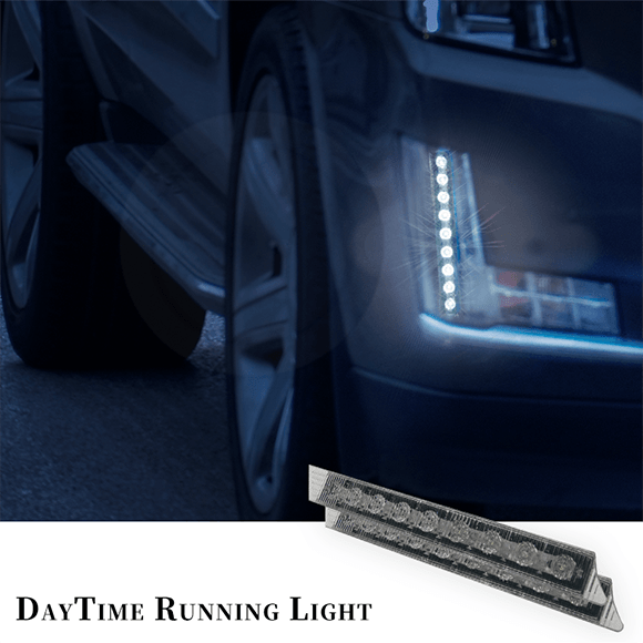Car Assessories Light Auto 0.5W 2 Pcs Car Daytime Running Light Work Light for Car