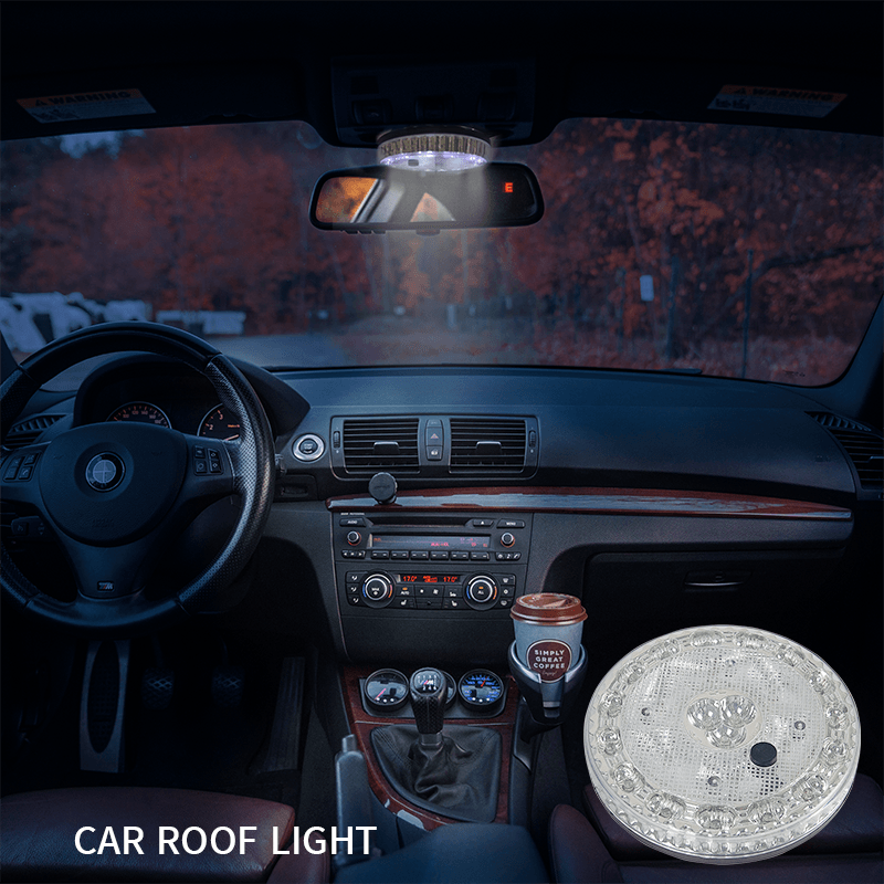 Carfu Accessories LED Car Roof Lights Dome Light for Car interior Light Reading Light Car decorative lamp