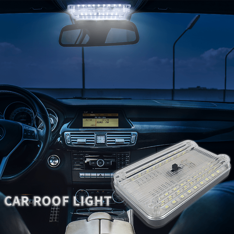 Carfu car Accessories wholesale 12V  Car Roof Lights  interior Light  38 Chip LED Car reading light  AC-2074