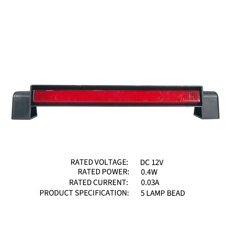 CARFU car accessories 5 LED red color  brake lights high-position wholesale 12V car break light