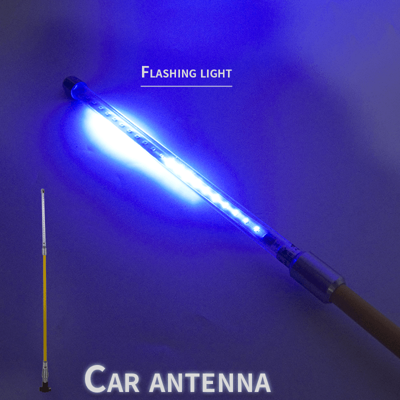 CARFU Car Accessories 12V universal Car Radio Antenna With LED Light Universal Car Antenna
