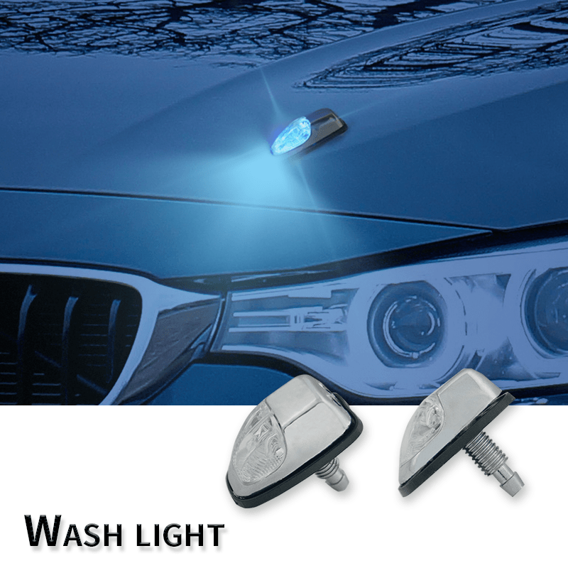 Carfu caraccessories AC-229 12V LED washer light for car  MINI washer nozzle car lights